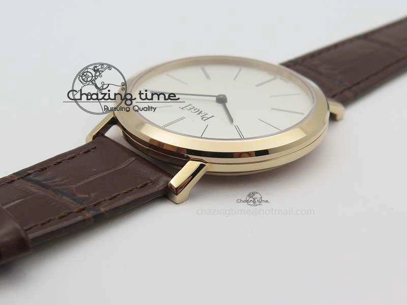 Altiplano RG UT Best Edition White Dial On Brown Leather Strap