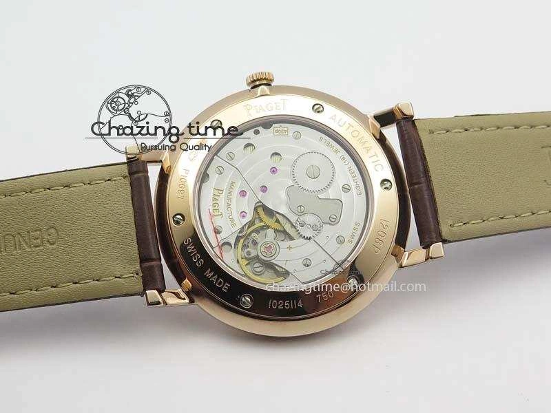 Altiplano RG UT Best Edition White Dial On Brown Leather Strap