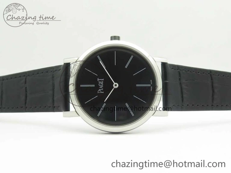 Altiplano SS BBR Best Edition Black Dial on Black Leather Strap A430P