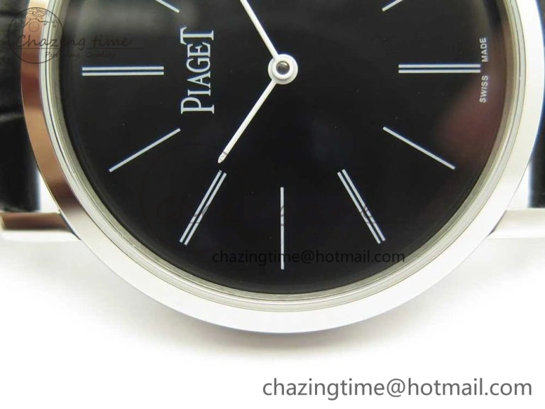 Altiplano SS BBR Best Edition Black Dial on Black Leather Strap A430P