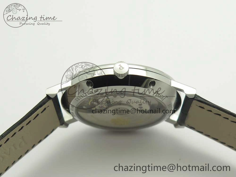Altiplano SS BBR Best Edition Black Dial on Black Leather Strap A430P