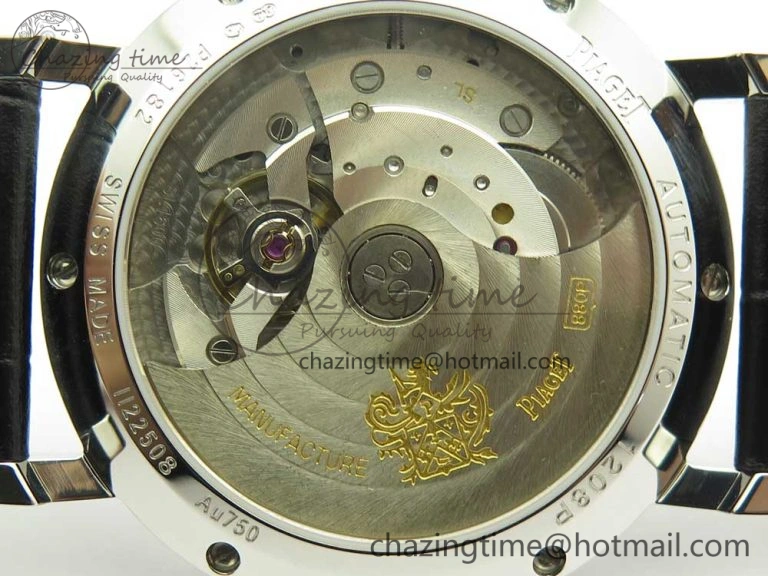 Altiplano SS BBR Best Edition Black Dial on Black Leather Strap A430P