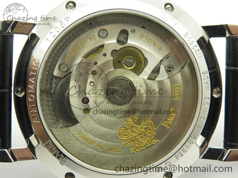 Altiplano SS BBR Best Edition Black Dial on Black Leather Strap A430P