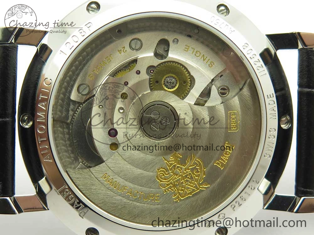 Altiplano SS BBR Best Edition Black Dial on Black Leather Strap A430P