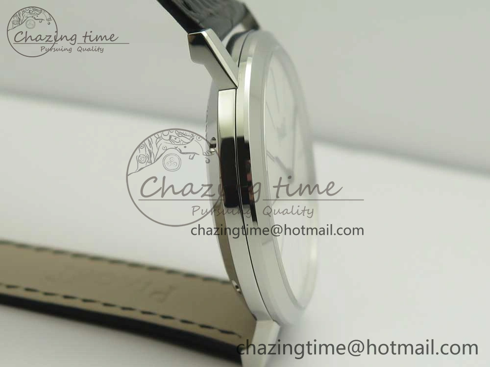Altiplano SS BBR Best Edition White Dial on Black Leather Strap A430P