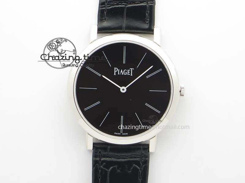 Altiplano SS UT Best Edition Black Dial On Black Leather Strap