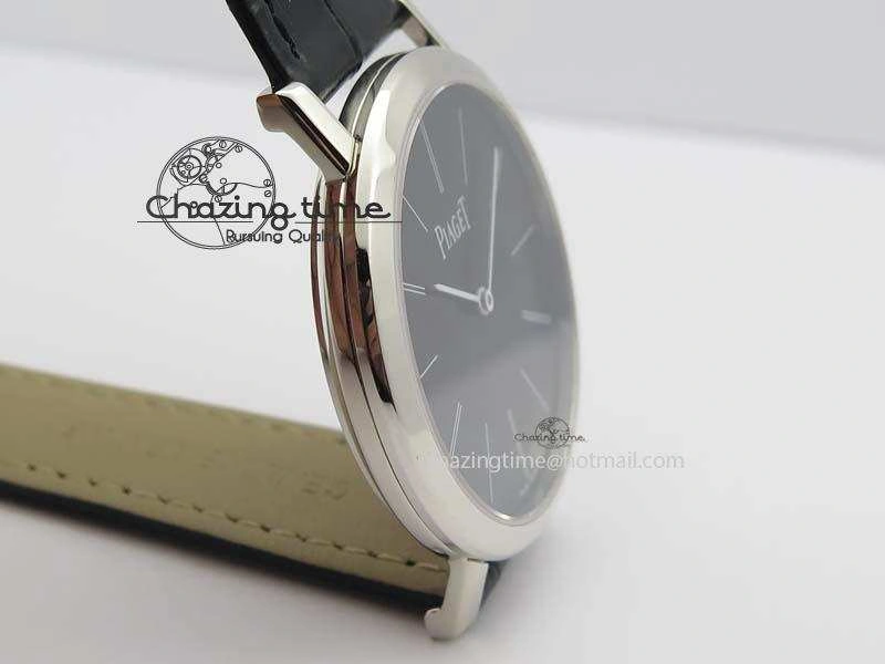 Altiplano SS UT Best Edition Black Dial On Black Leather Strap