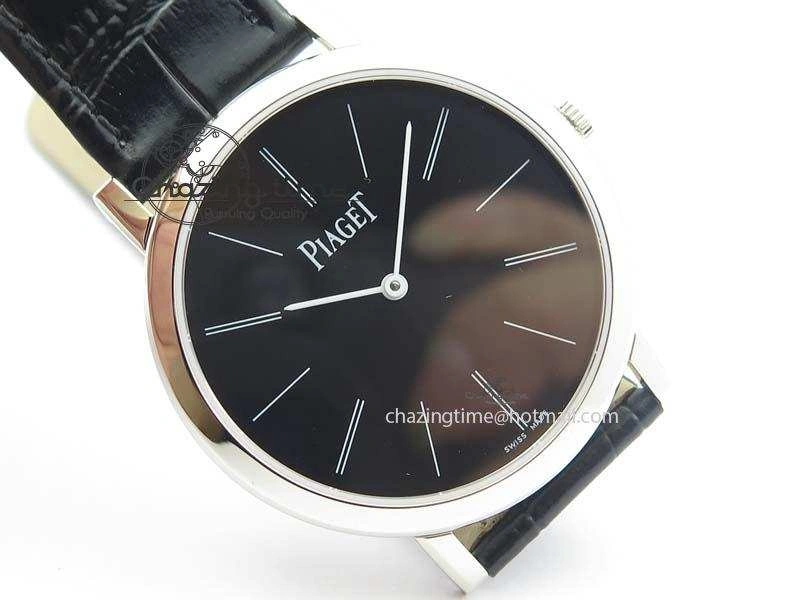 Altiplano SS UT Best Edition Black Dial On Black Leather Strap