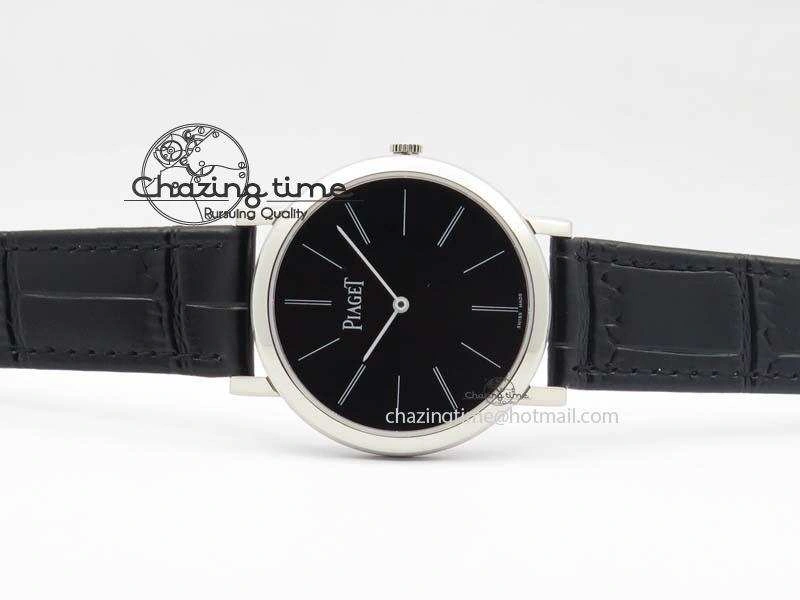 Altiplano SS UT Best Edition Black Dial On Black Leather Strap