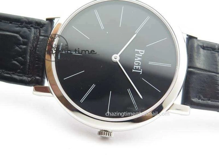 Altiplano SS UT Best Edition Black Dial On Black Leather Strap