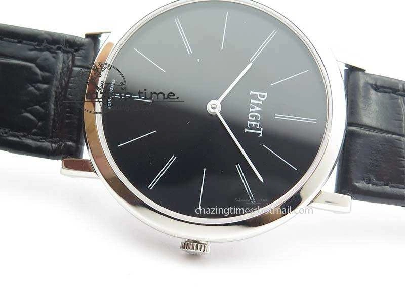 Altiplano SS UT Best Edition Black Dial On Black Leather Strap
