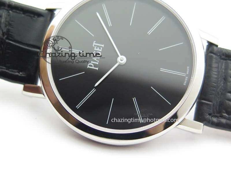 Altiplano SS UT Best Edition Black Dial On Black Leather Strap