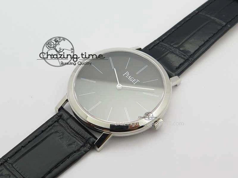 Altiplano SS UT Best Edition Black Dial On Black Leather Strap