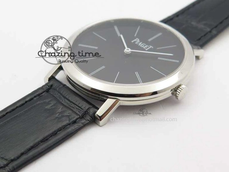 Altiplano SS UT Best Edition Black Dial On Black Leather Strap
