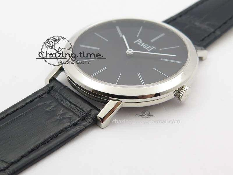 Altiplano SS UT Best Edition Black Dial On Black Leather Strap