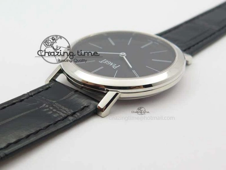 Altiplano SS UT Best Edition Black Dial On Black Leather Strap