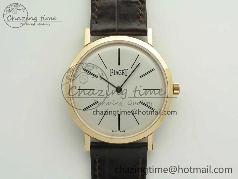Altiplano SS UT Best Edition Black Textured Dial On Black Leather Strap