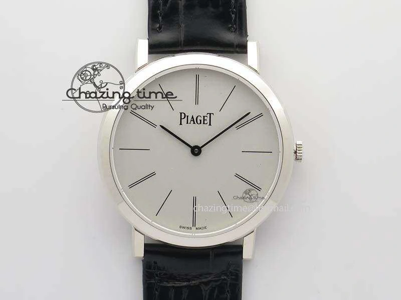 Altiplano SS UT Best Edition White Dial On Black Leather Strap
