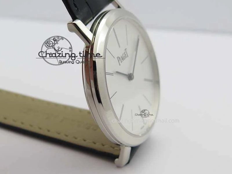 Altiplano SS UT Best Edition White Dial On Black Leather Strap