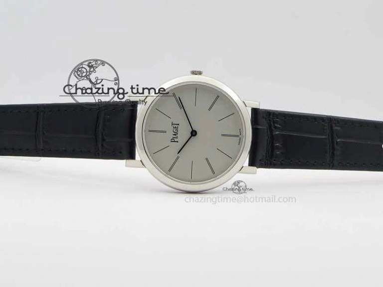 Altiplano SS UT Best Edition White Dial On Black Leather Strap