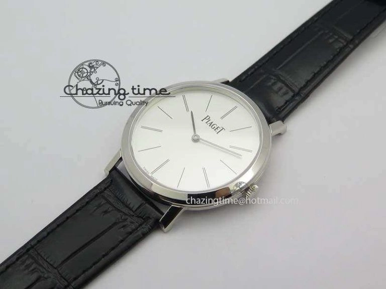 Altiplano SS UT Best Edition White Dial On Black Leather Strap