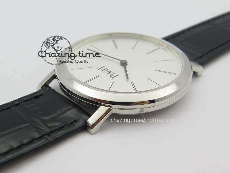 Altiplano SS UT Best Edition White Dial On Black Leather Strap