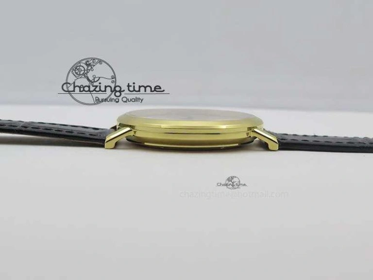 Altiplano YG UT Best Edition White Dial On Black Leather Strap