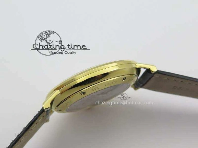 Altiplano YG UT Best Edition White Dial On Black Leather Strap