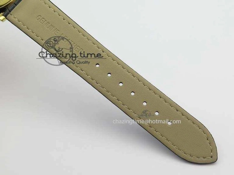 Altiplano YG UT Best Edition White Dial On Black Leather Strap
