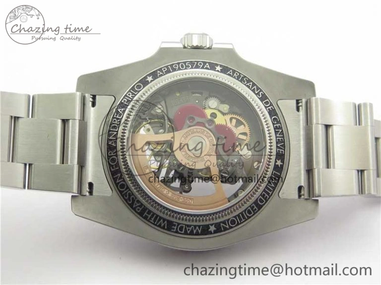 Andrea Pirlo Project Skeleton Submariner SS VRF Best Edition on SS Bracelet SA3130
