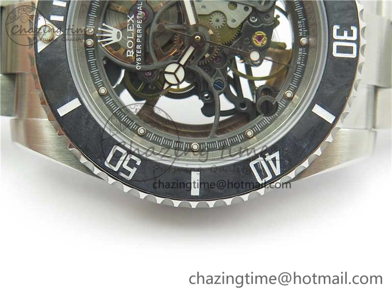 Andrea Pirlo Project Skeleton Submariner SS VRF Best Edition on SS Bracelet SA3130