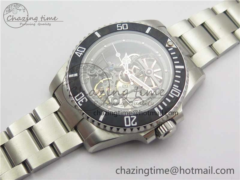 Andrea Pirlo Project Skeleton Submariner SS VRF Best Edition on SS Bracelet SA3130