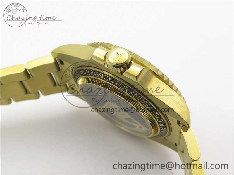 Andrea Pirlo Project Skeleton Submariner YG VRF Best Edition on YG Bracelet SA3130
