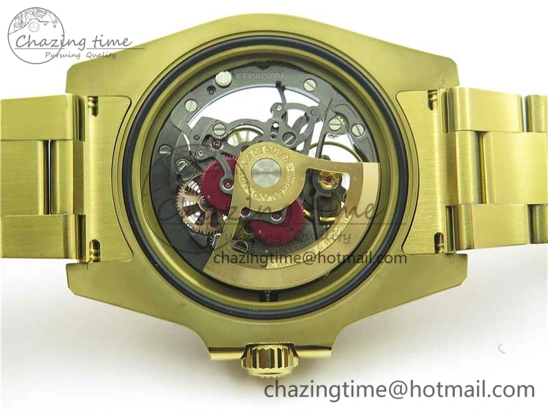 Andrea Pirlo Project Skeleton Submariner YG VRF Best Edition on YG Bracelet SA3130