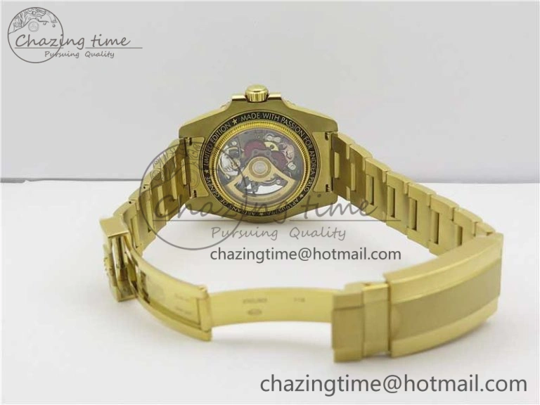 Andrea Pirlo Project Skeleton Submariner YG VRF Best Edition on YG Bracelet SA3130