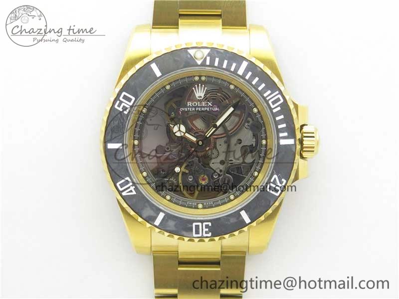 Andrea Pirlo Project Skeleton Submariner YG VRF Best Edition on YG Bracelet SA3130