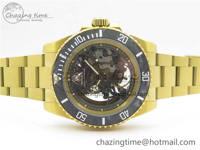 Andrea Pirlo Project Skeleton Submariner YG VRF Best Edition on YG Bracelet SA3130
