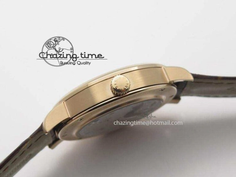 Anniversary Langematik MK Best Edition RG White Dial Sec@6 On Brown Leather Strap A88275
