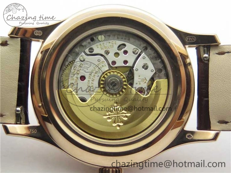 Annual Calendar Complications 5205R RG GRF Best Edition Black dial on Brown leather strap A324