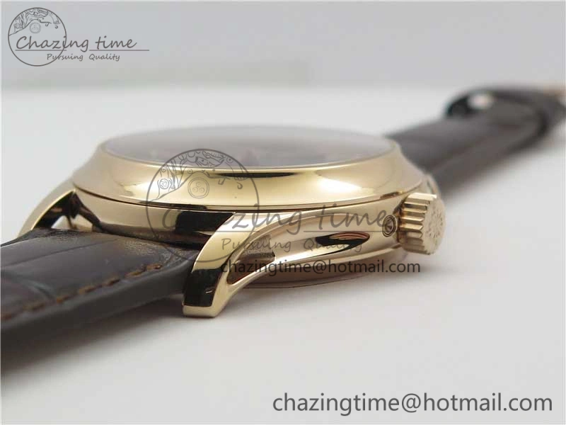 Annual Calendar Complications 5205R RG GRF Best Edition Black dial on Brown leather strap A324