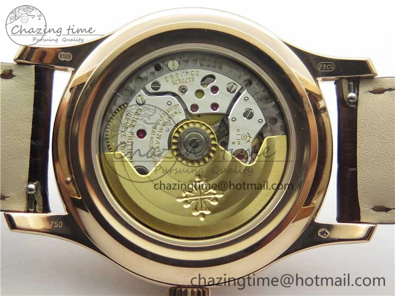 Annual Calendar Complications 5205R RG GRF Best Edition White dial on Brown leather strap A324
