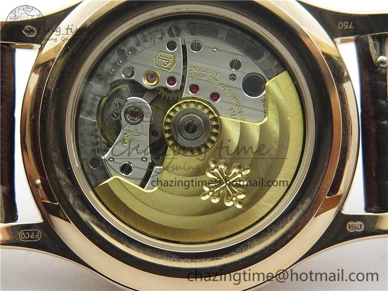 Annual Calendar Complications 5205R RG GRF Best Edition White dial on Brown leather strap A324