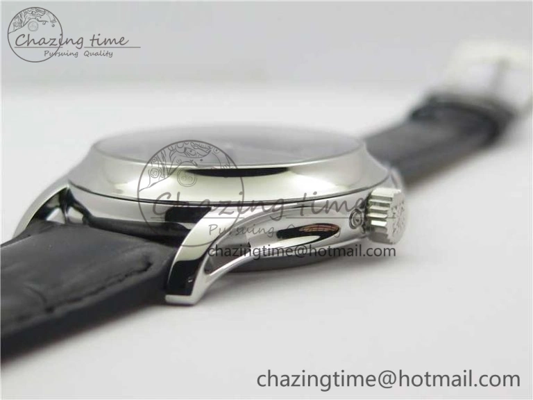 Annual Calendar Complications 5205R SS GRF Best Edition Black Dial on Black leather strap A324