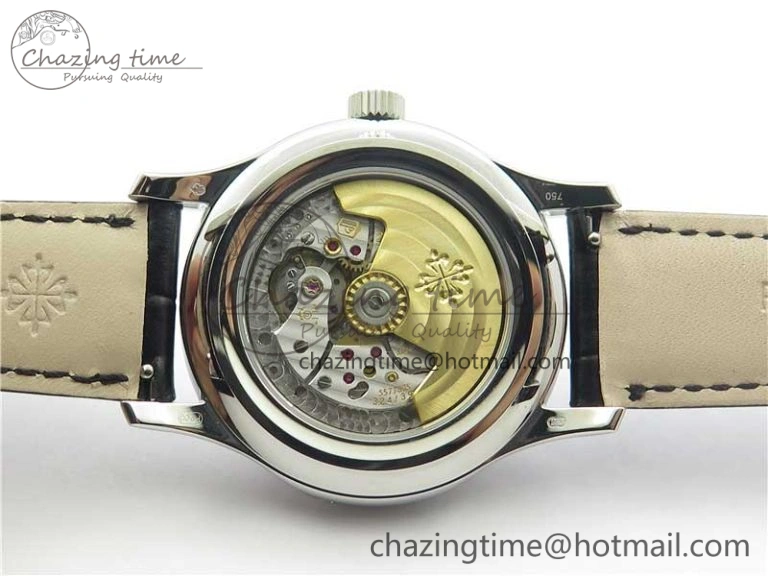 Annual Calendar Complications 5205R SS GRF Best Edition Blue Dial on Black leather strap A324