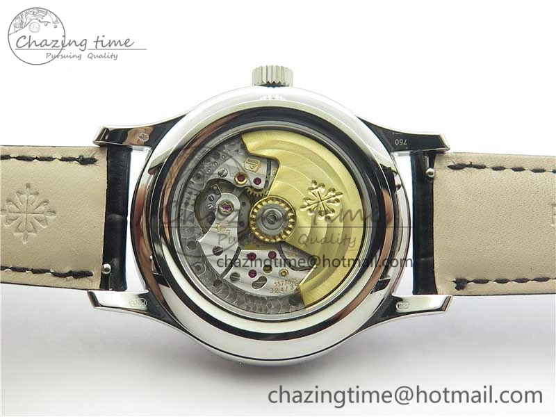 Annual Calendar Complications 5205R SS GRF Best Edition Blue Dial on Black leather strap A324