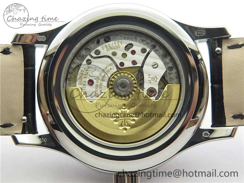Annual Calendar Complications 5205R SS GRF Best Edition Blue Dial on Black leather strap A324