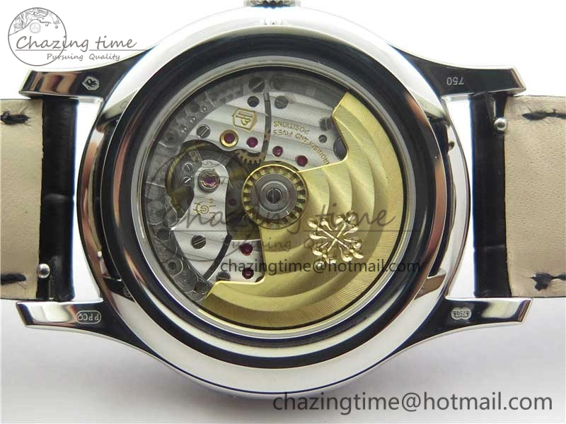 Annual Calendar Complications 5205R SS GRF Best Edition Blue Dial on Black leather strap A324