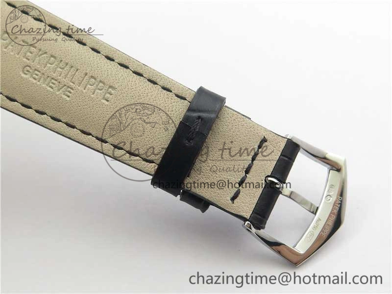 Annual Calendar Complications 5205R SS GRF Best Edition Blue Dial on Black leather strap A324