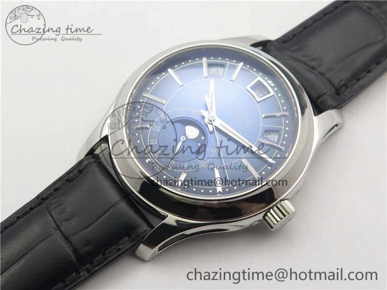 Annual Calendar Complications 5205R SS GRF Best Edition Blue Dial on Black leather strap A324