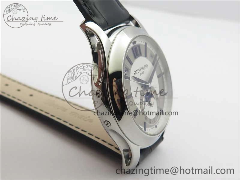 Annual Calendar Complications 5205R SS GRF Best Edition White dial on Black leather strap A324
